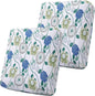 Smiry Printed Couch Cushion Covers, Stretch Soft Couch Covers for Sofa, Washable Non-Slip Sofa Slipcover Furniture Protector for Indoor and Outdoor (2 Pack, Light Green)