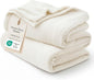 Bedsure Fleece Throw Blanket for Couch Cream - Lightweight Plush Fuzzy Cozy Soft Blankets and Throws for Sofa, 50x60 inches