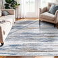 4x6 Rugs for Living Room: Non-Slip Washable Area Rug for Hallway Entryway Kitchen Bedroom - Easy-to-Clean Stain and Water Resistant Carpet - Soft Low-Pile Throw Mat Navy Grey