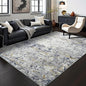 Toneed Abstract Area Rug Modern Washable Rug Soft Non Slip Rug Low Pile for Bedroom Living Room Dining Room Blue 6x9 Feet