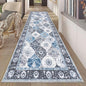 HEBE Hallway Runner Rug 2'8”x8' Washable Vintage Distressed Area Rugs Non Slip Laundry Rug Runner Boho Floor Carpet Runners for Hallways Entryway Laundry Room Kitchen Bathroom