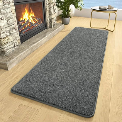 AROGAN Washable 2x6 Runner Rug for Hallway, Long Runner Rugs wtih Soft Memory Foam for Bedroom, Non Slip Backing Carpet Runners for Hallways, Kitchen, Bathroom, Entryway Home Decor, Black and White