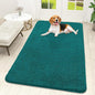 OLANLY Dog Door Mat for Muddy Paws 59x32, Absorbs Moisture and Dirt, Absorbent Non-Slip Washable Doormat, Quick Dry Chenille Mud Mat for Dogs, Entry Indoor Entryway Carpet for Inside Floor, Lake Blue