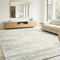 Washable Rugs 6x9 Area Rugs for Living Room,Bedroom,Dining Room- Large Ultra Soft Faux Wool Retro Carpets,Non Slip&Non-Shedding Low Pile Vintage Print Rug for Home Office Decor-Beige