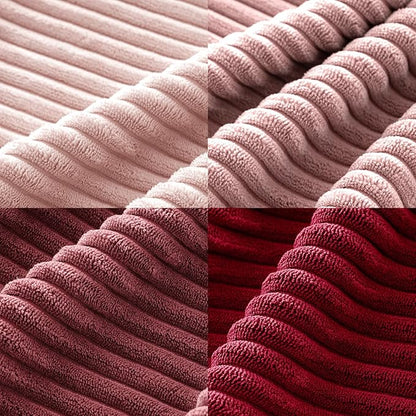 MIULEE Boho Farmhouse Throw Pillow Covers 18x18 Inch Set of 4 Romantic Decorative Cushion Covers Spring Corduroy Home Decor for Feminine Valentines Couch Bed Sofa Living Room Aesthetic Pink