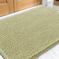 OLANLY Dog Door Mat for Muddy Paws 32x20, Absorbs Moisture and Dirt, Absorbent Non-Slip Washable Doormat, Quick Dry Chenille Mud Mat for Dogs, Entry Indoor Entryway Carpet for Inside Floor, Vanilla