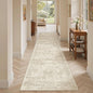 Runner Rug 2x7 Washable Non-Slip Hallway Runner Rugs for Kitchen Bathroom Laundry Room Beige Vintage Floor Carpet Runners for Hallways Entryway