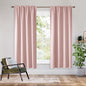 RYB HOME Bedroom Blackout Curtains 63 inches Long, 100% Blackout Thermal Insulated Noise Reducing Curtains for Living Room Nursury, 42 inches Wide by 63 inches Long, Baby Pink