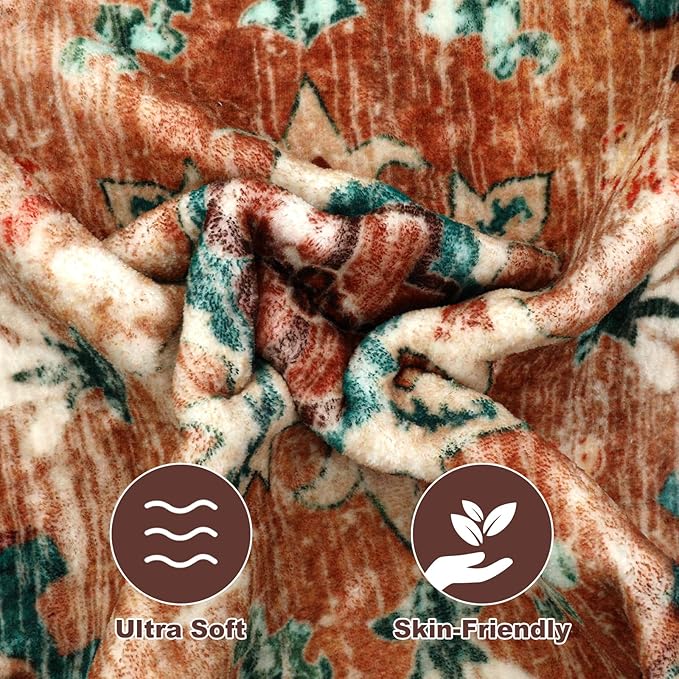 Yamaziot Area Rug 5x7, Non-Slip Washable Boho Vintage Living Room Bedroom Rug with Rubber Backing, Low Pile Faux Wool Soft Distressed Rug Floor Carpet for Living Room, Bedroom