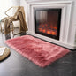 EasyJoy Ultra Soft Fluffy Shaggy Area Rug Faux Fur Rug Chair Cover Seat Pad Fuzzy Area Rug for Bedroom Floor Sofa Living Room (2 x 4 ft Rectangle, BlushPink)