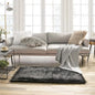 Ashler faux fur rug, Fluffy Shaggy Area Rug Ultra Soft 2.2 x 4 Feet Rectangle Fur Rug, Black Fuzzy Rug Machine Washable Shag Rug, Nursery Decor Throw Rugs for Bedroom, kids room, Living Room