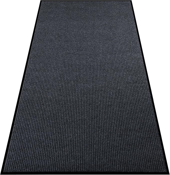 BesWin Indoor Outdoor Door Mat, 6'x4' Extra Large Front Doormat Outside Entrance, Non Slip Rubber Backing Commercial Floor Mats for Entryway, High Traffic Area, Heavy Duty, Waterproof, Easy to Clean