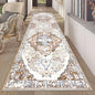 HEBE Hallway Runner Rug 2'8''x8' Washable Vintage Distressed Area Rugs Non Slip Laundry Rug Runner Boho Floor Carpet Runners for Hallways Entryway Laundry Room Kitchen Bathroom