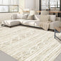 Nakagishi Area Rugs 9x12 Living Room: Washable Boho Large Neutral Modern Soft Farmhouse Beige Rug Stain Resistant Indoor Floor Non-Slip Carpet for Women Home Enthusiasts Aged 25-45 - Bedroom Room