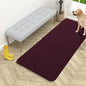 OLANLY Dog Door Mat for Muddy Paws 54x24, Absorbs Moisture and Dirt, Absorbent Non-Slip Washable Doormat, Quick Dry Chenille Mud Mat for Dogs, Entry Indoor Entryway Carpet for Inside Floor, Russet