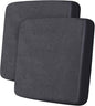 Leather Look Couch Cushion Covers Sofa Seat Slipcovers Sets Couches Furniture Protector for Sectional Armchair Loveseat Pets Kids Stretch Spandex Fabric (2 Cushion Loveseat, Dark Grey)