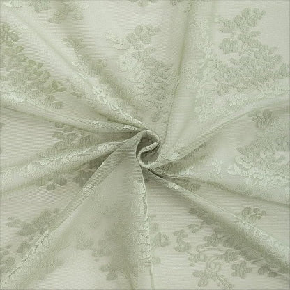 YJ YANJUN Vintage Lace Curtains 120 Inch Length-Victorian Floral Pattern Sage Green Sheer Curtains for Big Window 10 FT Tall Spring Bohemian Cottage Core Decor 52 x 120 Inch Sage 2 Panels