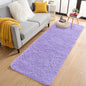 OLANLY 2x8 Machine Washable Runner Rugs for Hallway, Soft Fluffy Shaggy Bedside Rugs for Bedroom, Living Room, Indoor Floor Carpet for Kids Girl Boy, Nursery Rooms, Home Decor Aesthetic, Light Purple