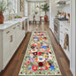 Rug for Hallways Kitchen Rug 2x8 Green, Non Slip Washable Rugs with Rubber Backing Soft Floral Carpet Runner for Hallways, Kitchen, Laundry, Bedroom, Bathroom (2 x 8, Green Garden)