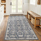AMADA HOMEFURNISHING 2x5 Washable Runner Rug, Low-Profile Kitchen Rugs with Non-Slip Backing & Durable Edge Binding, Vintage Entryway Runner Rug for Bedroom & Hallway