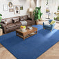 Amearea Large Modern Area Rugs for Bedroom Living Room, 8x10 Feet Blue Thickened Memory Foam Rug, Fluffy Indoor Washable Rugs Non Slip Minimalist Carpet for Boys Girls Dorm Nursery Room Decor