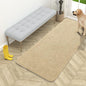 OLANLY Dog Door Mat for Muddy Paws 54x24, Absorbs Moisture and Dirt, Absorbent Non-Slip Washable Doormat, Quick Dry Chenille Mud Mat for Dogs, Entry Indoor Entryway Carpet for Inside Floor, Sand