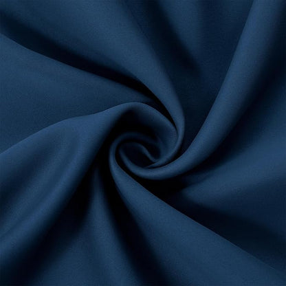 LEMOMO Navy Blue Thermal Blackout Curtains/52 x 95 Inch/Set of 2 Panels Room Darkening Curtains for Bedroom