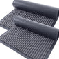 OLANLY Front Door Mat Indoor Outdoor Entrance, 2-Pack 33 x 21 Inch, Waterproof Heavy Duty Doormat, Fade Resistant, Low Profile, Easy Clean Patio Porch Welcome Floor Mats for Entry, Grey