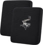 hyha Waterproof Couch Cushion Covers for Pets, Non Slip Sofa Seat Cover for Dogs Washable, Soft Thick Stretch Jacquard Fabric, Sofa Slipcovers with Elastic Bottom (2 Pieces, Black)