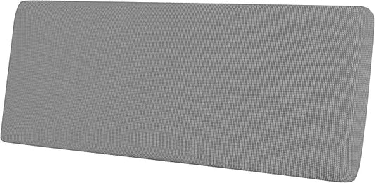 Easy-Going Stretch Cushion CoverSofa Cushion Furniture Protector Sofa Seat Sofa slipcover Sofa Cover Soft Flexibility with Elastic Bottom(Large,Light Gray)