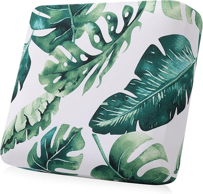Smiry Printed Couch Cushion Covers, Stretch Soft Couch Covers for Sofa, Washable Non-Slip Sofa Slipcover Furniture Protector for Indoor and Outdoor (Backrest M, Green)