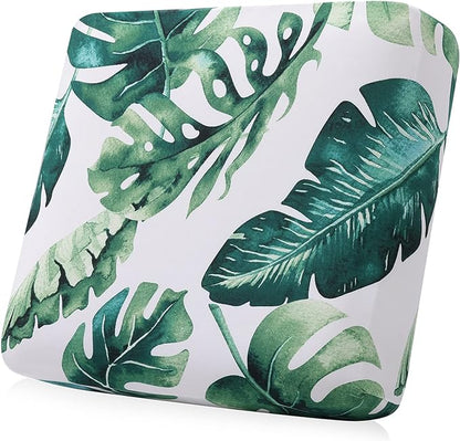 Smiry Printed Couch Cushion Covers, Stretch Soft Couch Covers for Sofa, Washable Non-Slip Sofa Slipcover Furniture Protector for Indoor and Outdoor (Backrest L, Green)