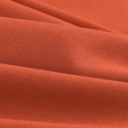 Nanspring Bright Orange Linen Blend Light Filtering Back Tab Curtains 84 Inches Long, Semi Sheer Privacy Drapes for Living Room & Bedroom Simple Style, 52x84 inch, 2 Panels