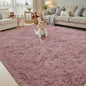 8x10 Area Rugs for Living Room Bedroom, Large Area Rug Shaggy Carpet Soft Plush Furry Bedside Rug, Rugs for Home Decor (Blush, 8 x 10)