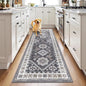 HEBE Washable Kitchen Rugs Runner 2'x 6', Non Slip Hallway Runner Rug, Low Pile Entryway Rug Laundry Room Mat Kitchen Carpet Runners for Hallways, Bathroom, Laundry, Bedside Rug