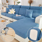 Couch Cushion Covers for Sofa Couch Covers Wear-Resistant Universal Sofa Cover Washable Stretch for Sectional Slipcovers (Texture-Blue,Large Double Seat Cover)