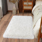 Ultra Soft Runner Rugs for Bedroom Hallways with Upgraded Non-Slip Rubber Backing & Thick Memory Sponge, 2x3 Feet Fluffy Shag Throw Area Rug for Bedside Dorm Cream