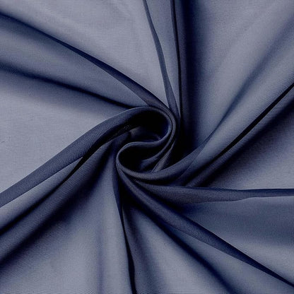 Navy Blue Kitchen Curtains 30 Inch Length Tier 2 PCS, Solid Soft Airy Half Curtains for Windows, Navy Blue Sheer Rod Pocket Drapes for Bathroom Basement Small Window Curtain, 42"Wx30"L Inch
