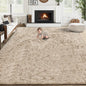 6x9 Area Rug for Living Room: Fluffy Shag Soft Washable Rugs Large Fuzzy Plush Indoor Carpet for Bedroom Nursery Playroom Kids Girls Boys Room (Camel, 6'x9')