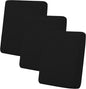 Easy-Going Stretch Individual Chair Couch Cushion Cover Sofa Cushion Furniture Protector Sofa slipcover Soft Flexibility with Elastic Bottom (3-Piece Sofa Cushion Cover, Black)
