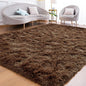 Goideal Fluffy Rug for Bedroom Living Room, 4x6 Brown Area Rugs, Faux Fur Shag Modern Carpet Ultra Soft Girls Boys Room Home Decor, Solid