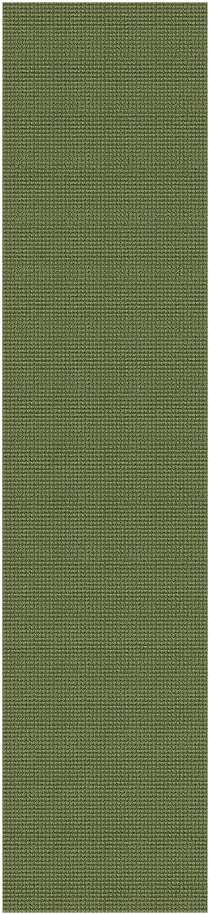 KOZYFLY Long Runners for Hallways 3x12 ft Washable Kitchen Runner Non Slip Rubber Backed Hallway Rugs Cotton Entryway Runner Rug Floor Carpet for Indoor Hall, Kitchen, Bright Green/Earthy Green