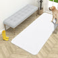 OLANLY Dog Door Mat for Muddy Paws 54x24, Absorbs Moisture and Dirt, Absorbent Non-Slip Washable Doormat, Quick Dry Chenille Mud Mat for Dogs, Entry Indoor Entryway Carpet for Inside Floor, White