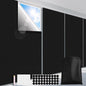 FADOTY Blackout Curtains for Bedroom, Portable 100% Black Out Window Cover Film, Cuttable Blackout Shades Fabric Sheet, No Drill Window Blinds, Sun Heat Light Blocker for Travel Media Dorm, 57'' W