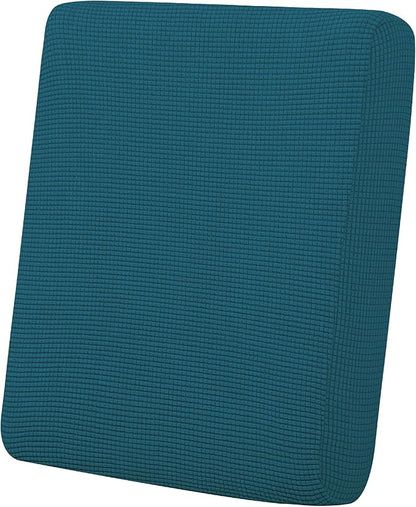 Easy-Going Stretch Cushion Cover Sofa Cushion Furniture Protector Sofa Seat Sofa slipcover Sofa Cover Soft Flexibility with Elastic (Chiar Cushion,Peacock Blue)