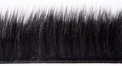 Ashler Faux Fur Rug, Black Area Rugs, Fluffy Sheepskin Fur Rug, Fuzzy Ultra Soft 2 x 6 Ft Rugs, Machine Washable Shag Rug, Nursery Throw Rugs for Bed, Living, Kids Room
