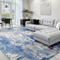 Washable Area Rugs 7x10 Non-Slip Modern Abstract Soft for Living Room Entryway Bedroom Nursery, Print Pattern, Blue Grey Navy Gray