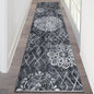 HEBE Hallway Runner Rug 2'x8' Washable Vintage Distressed Area Rugs Non Slip Laundry Rug Runner Boho Floor Carpet Runners for Hallways Entryway Laundry Room Kitchen Bathroom