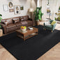 Amearea Large Modern Area Rugs for Bedroom Living Room, 8x10 Feet Black Thickened Memory Foam Rug, Fluffy Indoor Washable Rugs Non Slip Minimalist Carpet for Boys Girls Dorm Nursery Room Decor