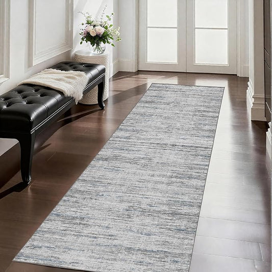 Washable Runners for Hallway 2x6 Runner Rug,Ultra-Thin Kitchen Runner Rugs,Non-Slip Backing Entryway Rug Runner,Abstract Carpet for Hallways,Bedroom,Dining,Laundry Room